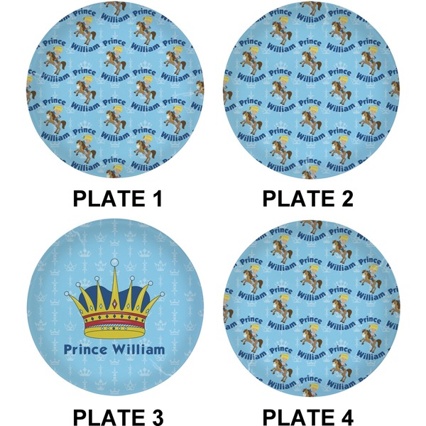 Custom Prince Set of Lunch / Dinner Plates (Approval)