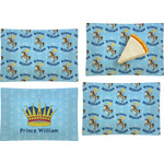 Custom Prince Set of 4 Glass Rectangular Appetizer / Dessert Plate (Personalized)