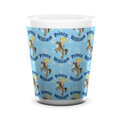Custom Prince Ceramic Shot Glass - 1.5 oz - White - Set of 4 (Personalized)