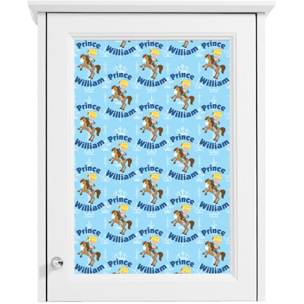 Custom Prince Single White Cabinet Decal