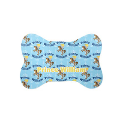 Custom Prince Bone Shaped Dog Food Mat (Small) (Personalized)