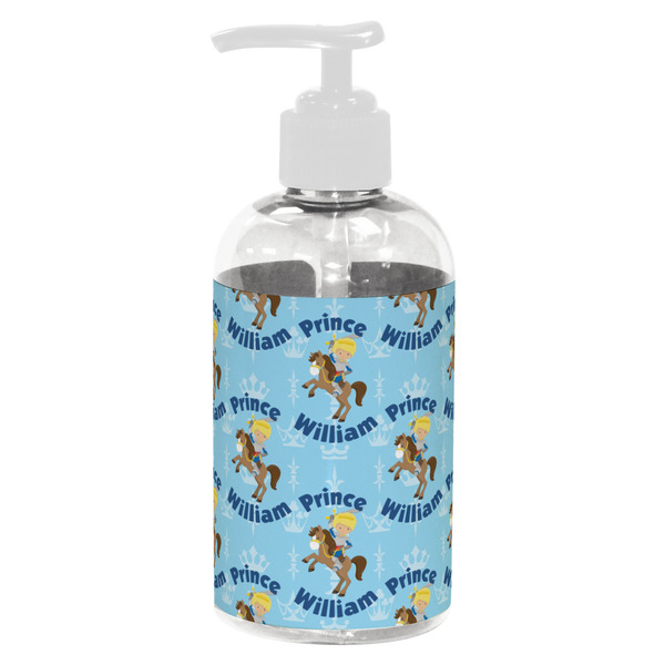 Custom Custom Prince Plastic Soap / Lotion Dispenser (8 oz - Small - White) (Personalized)