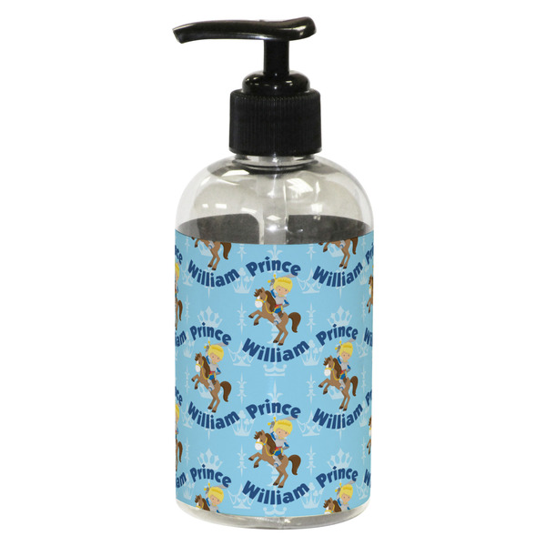 Custom Custom Prince Plastic Soap / Lotion Dispenser (8 oz - Small - Black) (Personalized)