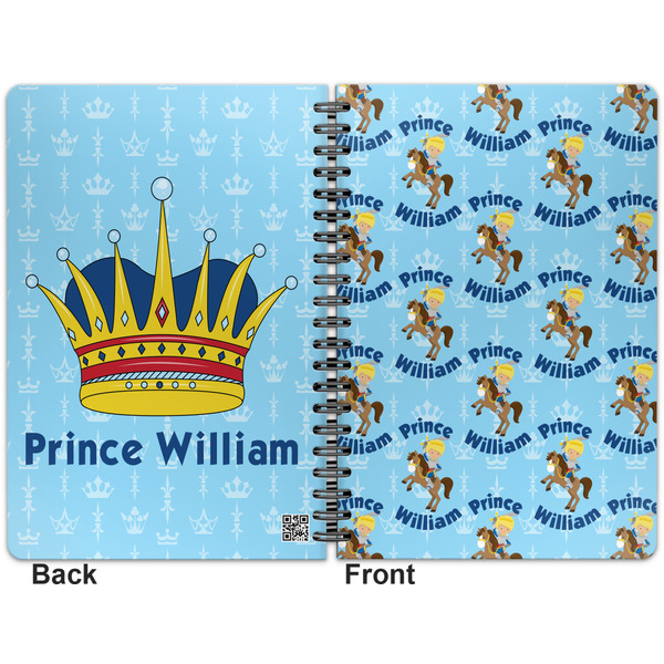 Custom Prince Spiral Journal 7 x 10 - Apvl