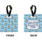 Custom Prince Square Luggage Tag (Front + Back)