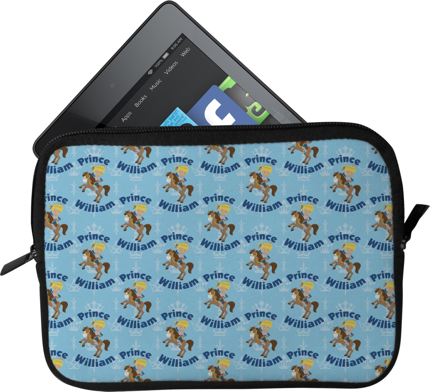 Custom Custom Prince Tablet Case / Sleeve (Personalized) YouCustomizeIt