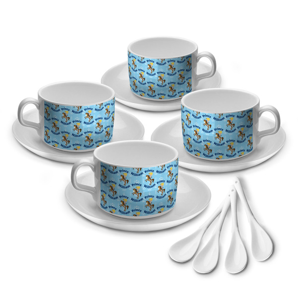 Custom Custom Prince Tea Cup - Set of 4 (Personalized)