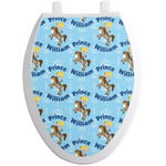 Custom Prince Toilet Seat Decal - Elongated (Personalized)