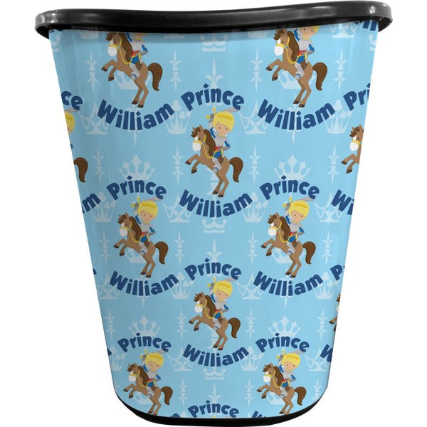 Custom Prince Trash Can Black