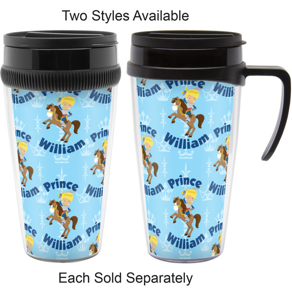 Custom Prince Travel Mugs - with & without Handle