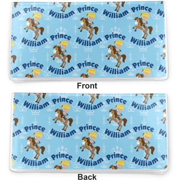 Custom Prince Vinyl Check Book Cover - Front and Back