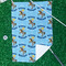 Custom Prince Waffle Weave Golf Towel - In Context