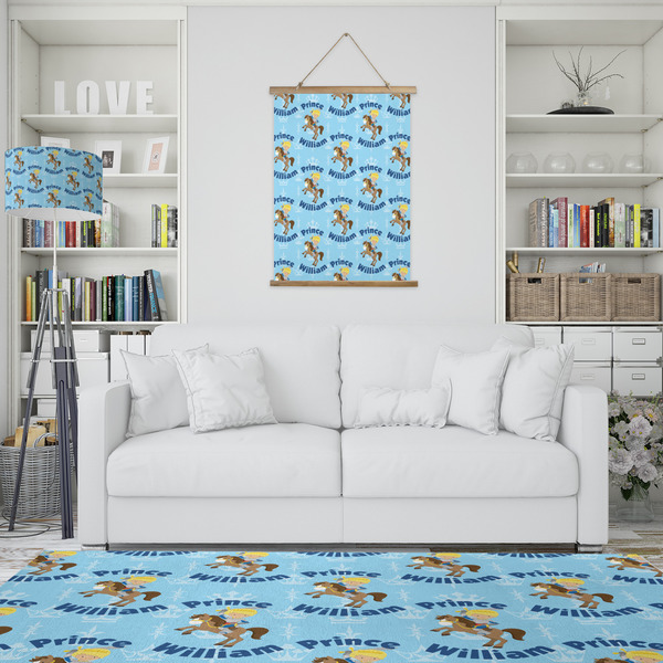 Custom Prince Wall Hanging Tapestry - Portrait - IN CONTEXT