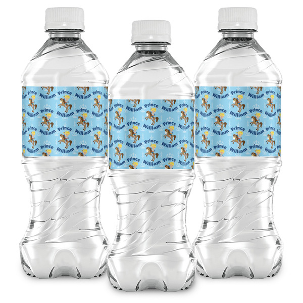 Custom Prince Water Bottle Labels - Front View