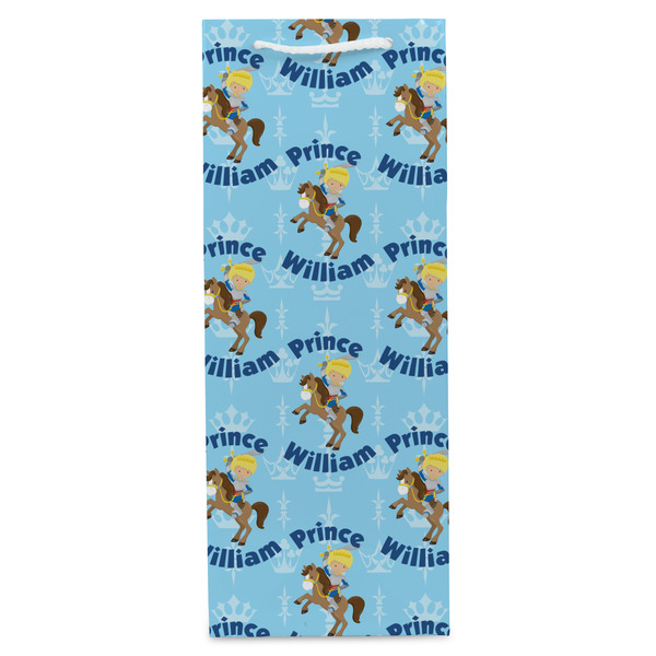 Custom Prince Wine Gift Bag - Gloss - Front