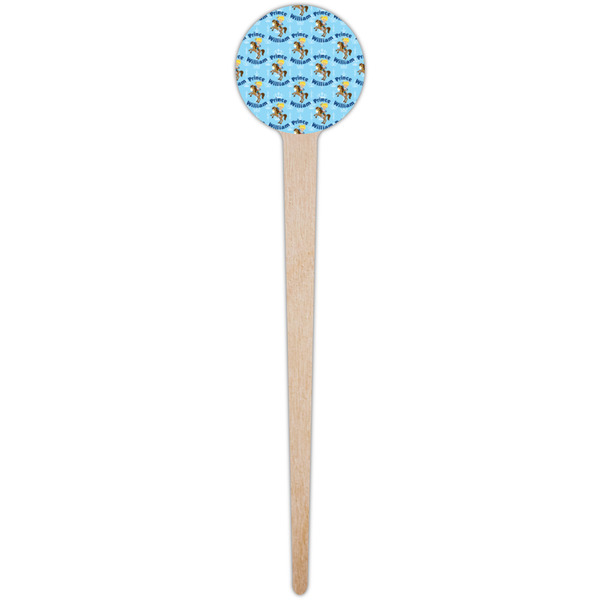 Custom Prince Wooden 4" Food Pick - Round - Single Pick