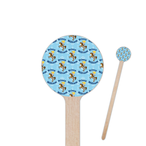 Custom Custom Prince Round Wooden Stir Sticks (Personalized)