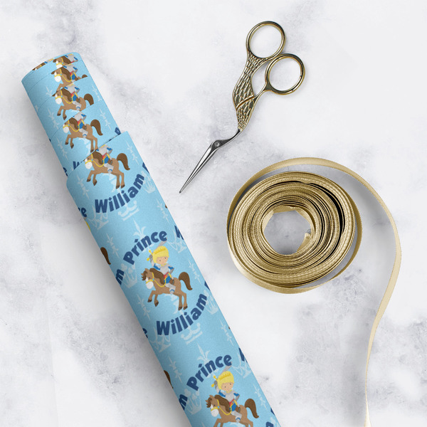 Custom Prince Wrapping Paper Roll - Matte - In Context