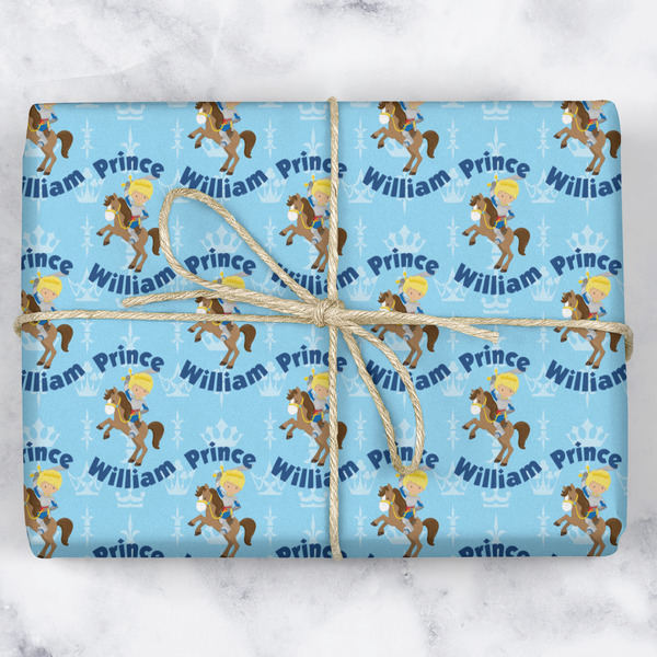 Custom Prince Wrapping Paper Roll - Matte - Wrapped Box