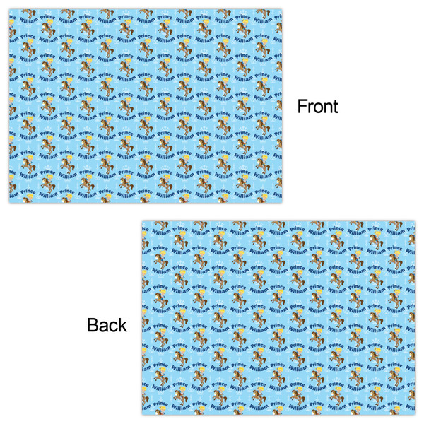 Custom Prince Wrapping Paper Sheet - Double Sided - Front & Back
