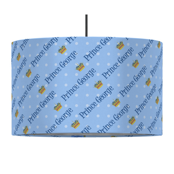 Custom Prince 12" Drum Pendant Lamp - Fabric (Personalized)