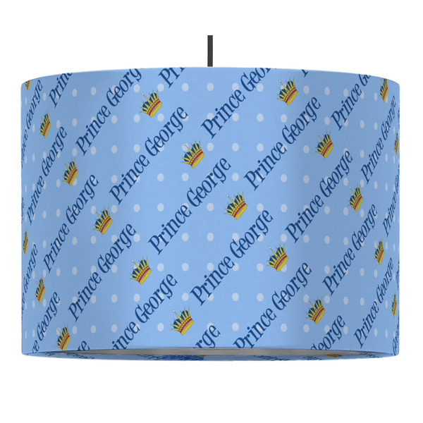 Custom Prince 16" Drum Pendant Lamp - Fabric (Personalized)