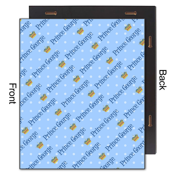 Prince 20x24 Wood Print - Front & Back View