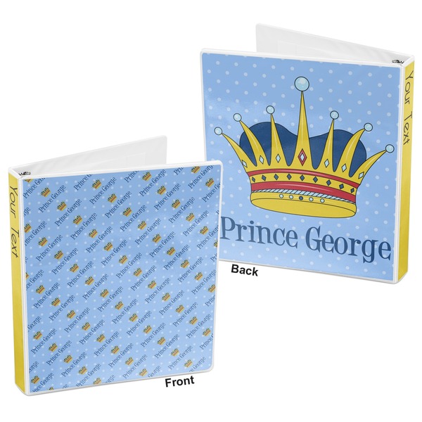 Prince 3-Ring Binder Front and Back