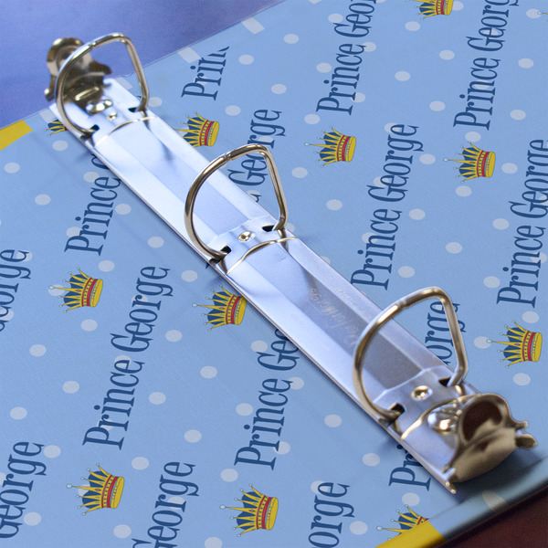 Prince 3 Ring Binders - Full Wrap - 1" - DETAIL