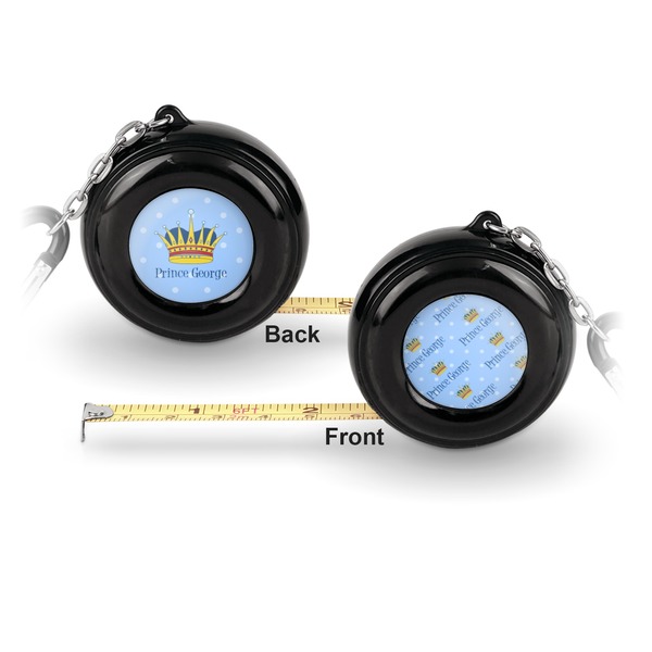Prince 6-Ft Pocket Tape Measure with Carabiner Hook - Front and Back