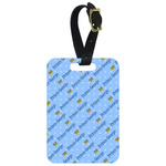 Prince Metal Luggage Tag w/ Name All Over