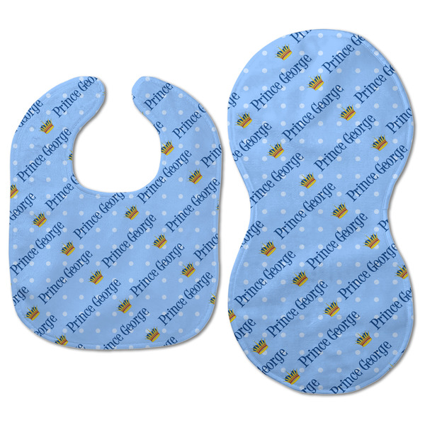 Prince Baby Bib & Burp Set - Approval (new bib & burp)