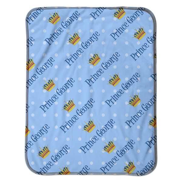 Prince Baby Sherpa Blanket - Flat