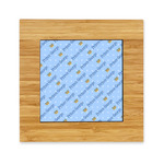 Prince Bamboo Trivet with Ceramic Tile Insert (Personalized)