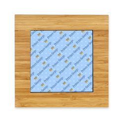 Prince Bamboo Trivet with Ceramic Tile Insert (Personalized)