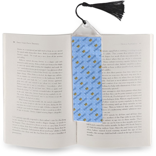 Prince Bookmark with tassel - In book