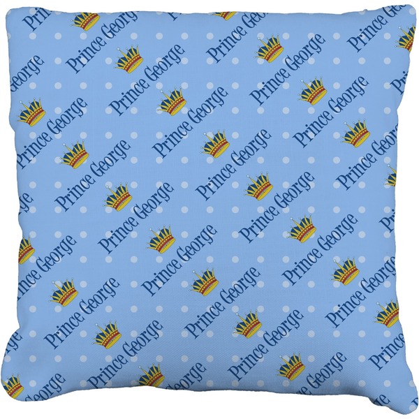 Custom Prince Faux-Linen Throw Pillow 20" (Personalized)