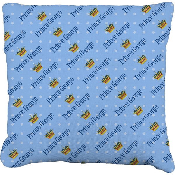 Custom Prince Faux-Linen Throw Pillow 26" (Personalized)