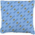 Prince Faux-Linen Throw Pillow (Personalized)