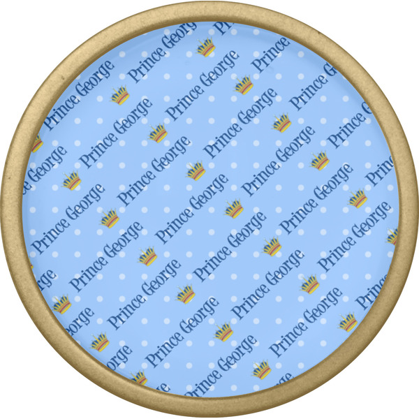 Prince Cabinet Knob - Gold - Front