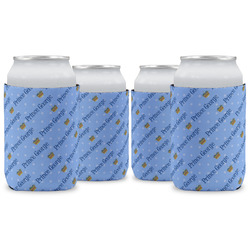 Prince Can Cooler (12 oz) - Set of 4 w/ Name All Over