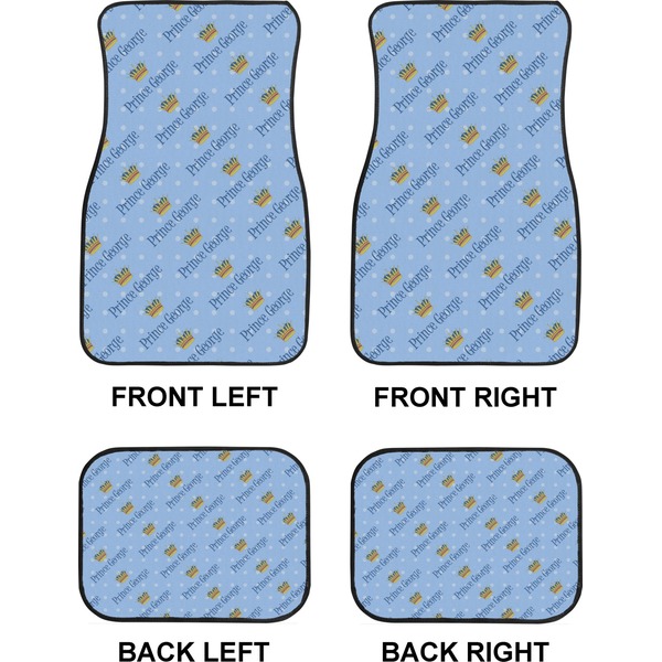 Prince Car Floor Mats Set (2F + 2B)