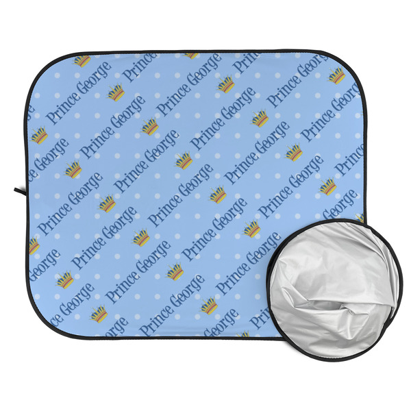 Prince Car Sun Shades - FOLDED & UNFOLDED