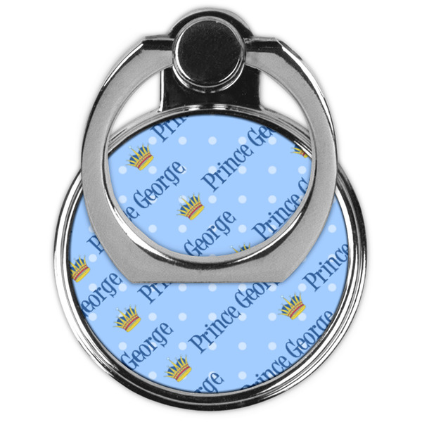 Prince Cell Phone Ring Stand & Holder - Front (Collapsed)