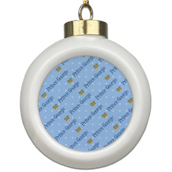 Prince Ceramic Ball Ornament (Personalized)