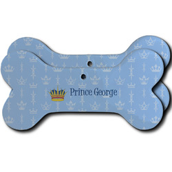 Prince Ceramic Dog Ornament - Front & Back w/ Name All Over