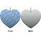 Prince Ceramic Flat Ornament - Heart Front & Back (APPROVAL)