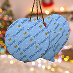 Prince Ceramic Ornament w/ Name All Over