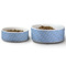 Prince Ceramic Dog Bowls - Size Comparison