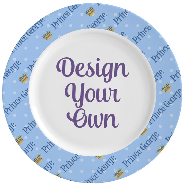 Custom Prince Ceramic Dinner Plates (Set of 4) (Personalized)